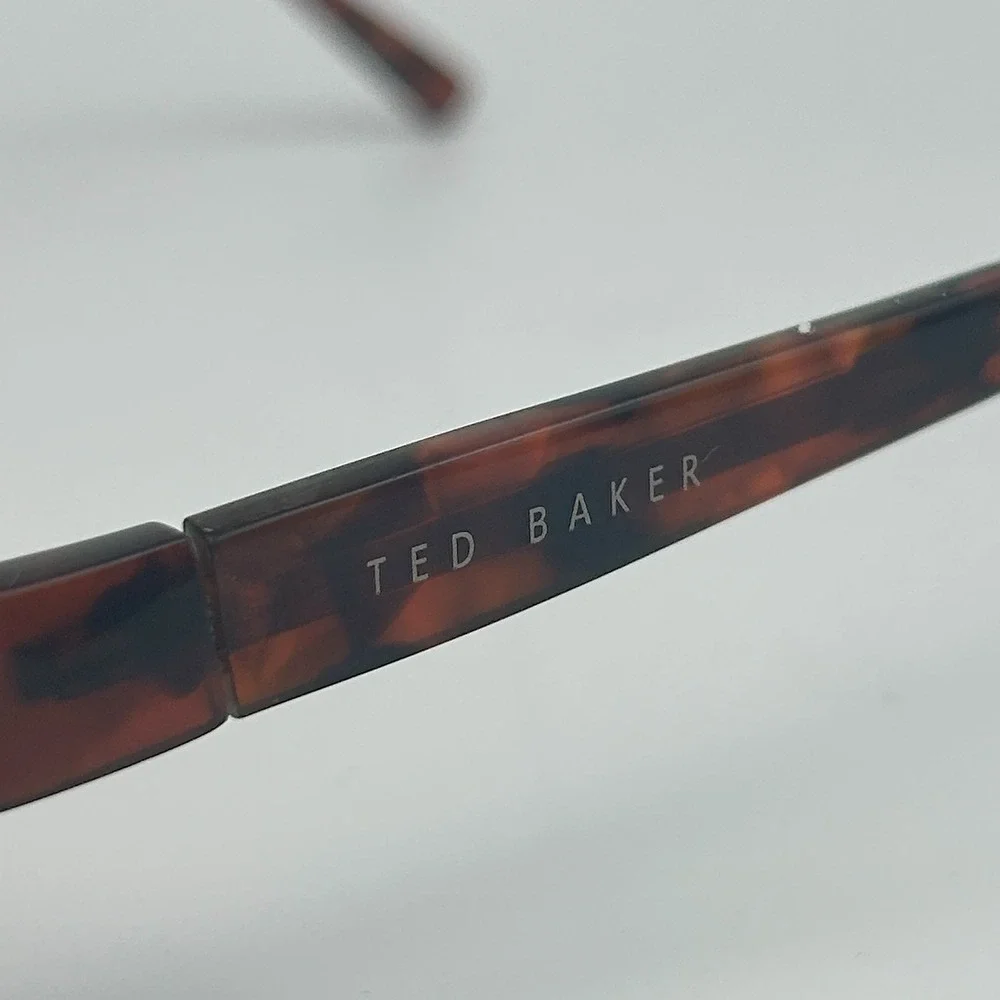 Ted Baker Galaxy B805 Unisex Eyeglasses Frame Brown Tortoise Half Rim 50-16-140